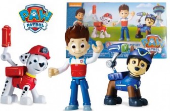 Pack figuras Ryder, Chase y Marshall
